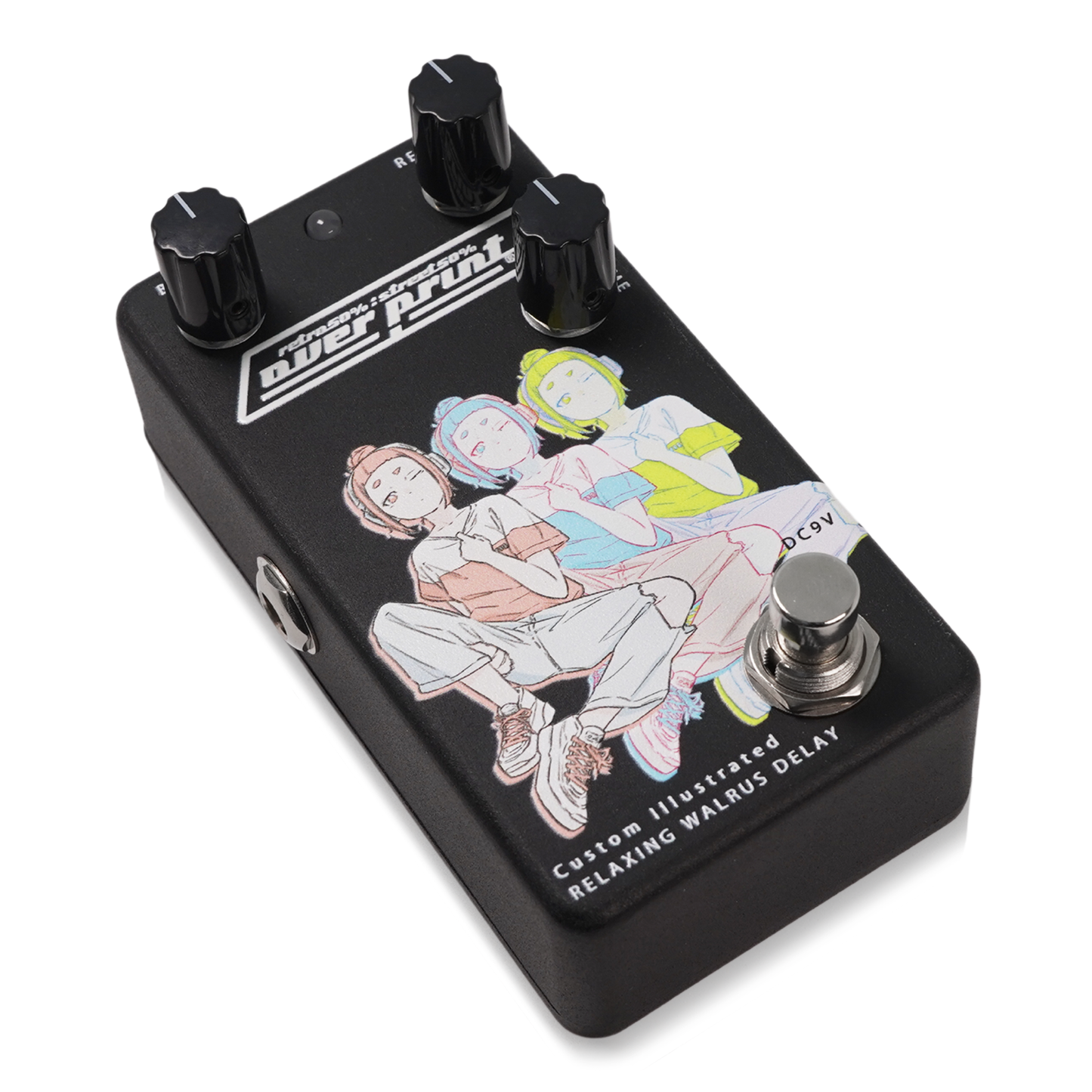 Custom Illustrated / over print / まもる / RW DELAY #01